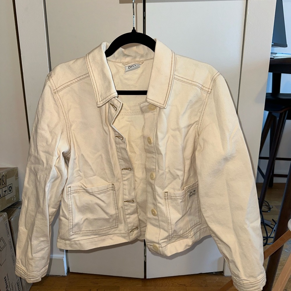 BDG Cream Jean Jacket